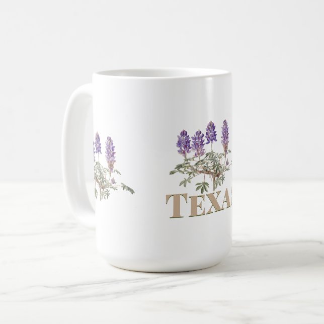 Texas Bluebonnet 2 Kaffeetasse (Vorderseite Links)