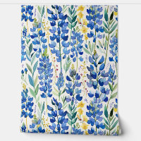 Texas Bluebonnet Blue Wildblume Pattern