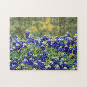 Texas Bluebonnet Blume Art Puzzle