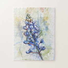 Texas Bluebonnet Blume Puzzle