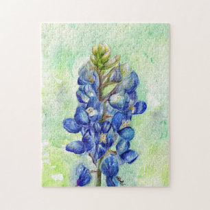 Texas Bluebonnet Blume Puzzle