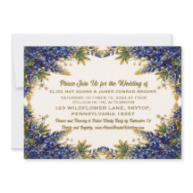 Texas-Bluebonnet-Foto-Hochzeitseinladung