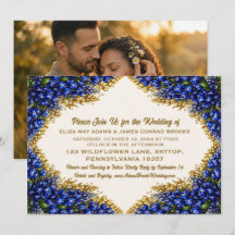 Texas-Bluebonnet-Foto-Hochzeitseinladung
