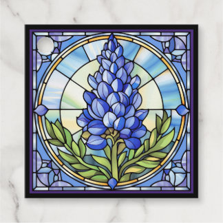 Texas Bluebonnet Hartglas Geschenkanhänger