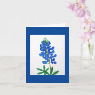 Texas Bluebonnet Inspiration Note Card Karte