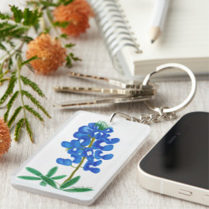 Texas Bluebonnet Inspiration Schlüsselanhänger