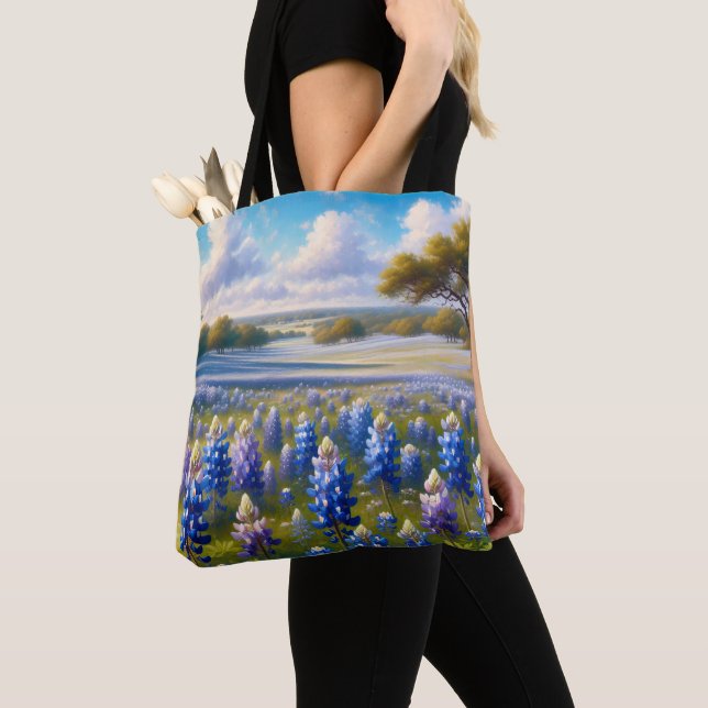 Texas Bluebonnet Meadow Landscape (Von Nahem)