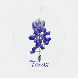 Texas Bluebonnet Metal Ornament Aus Metall