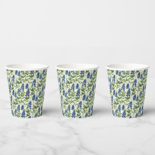 Texas Bluebonnet Paper Cups Lupine Pappbecher