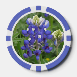 Texas Bluebonnet Pokerchips