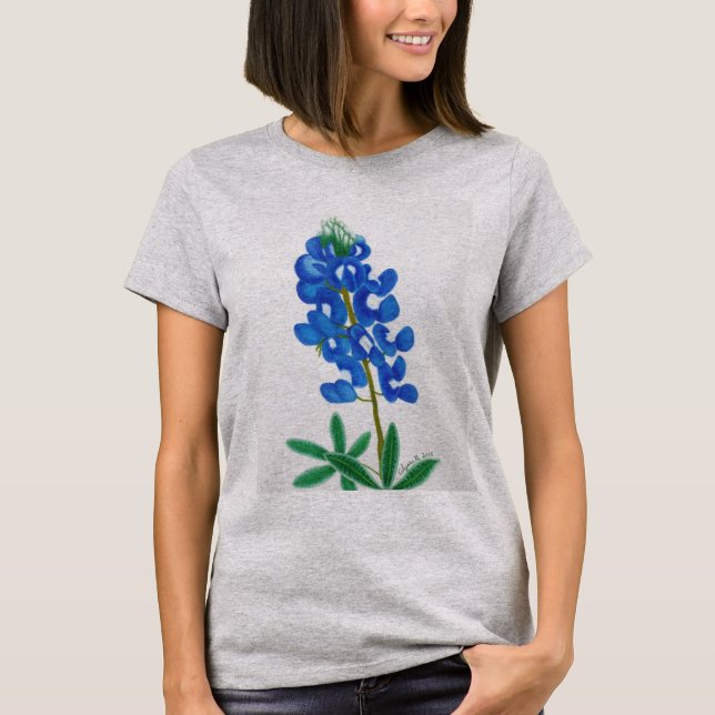 Texas Bluebonnet T - Shirt der Frauen (Vorderseite)