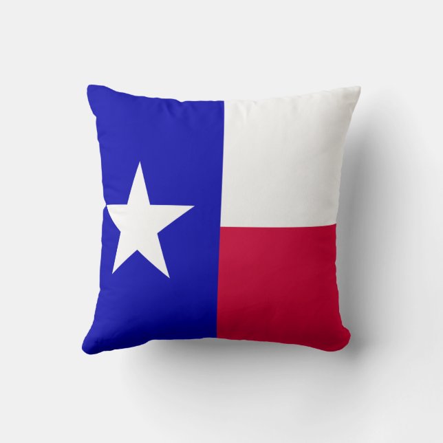 Texas Bluebonnet Throw Kissen (Rückseite)