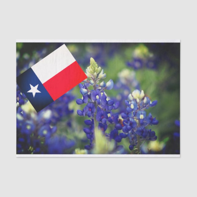 Texas Bluebonnet Tissue Paper Seidenpapier (Vorderseite)