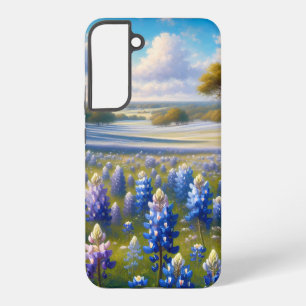 Texas Bluebonnet-Wiesenlandschaft Samsung Galaxy Hülle