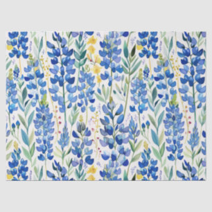 Texas Bluebonnet Wildblume Pattern Seidenpapier