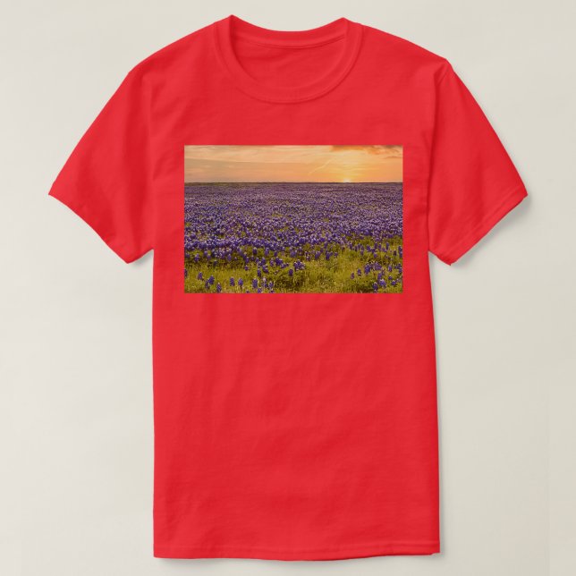 Texas Bluebonnets 6 T-Shirt (Design vorne)