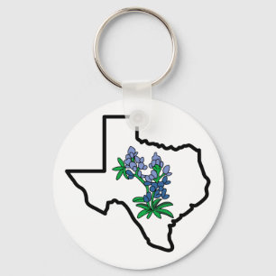 Texas Bluebonnets Schlüsselanhänger