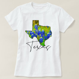 Texas Bluebonnets Staat von Texas Fine Art T-Shirt