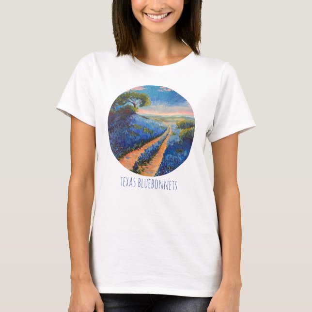 Texas-Bluebonnets-T - Shirt (Vorderseite)