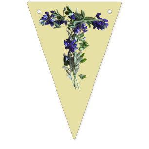 Texas Bluebonnets Texas Pride Wimpelkette