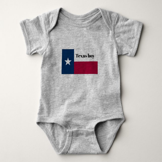 Texas Bodysuit Baby Strampler (Vorderseite)