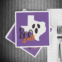 Texas Boo Y'all Halloween Serviette