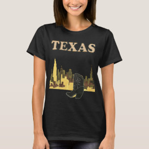Texas Boots Skyline Gold Reise-T-Shirt T-Shirt