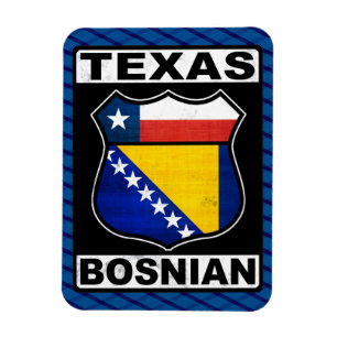 Texas Bosnian Magnet