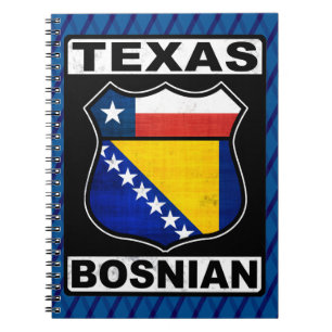 Texas Bosnian Notizblock