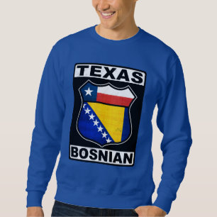 Texas-bosnischer Amerikaner Sweatshirt