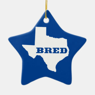 Texas Bred Keramikornament
