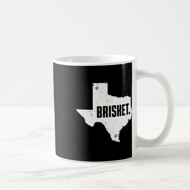 Texas Brisket Cute Gegrilltes Bbq Brisket  Kaffeetasse (Rechts)