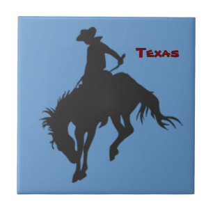 Texas Bucking Horse Tile Fliese