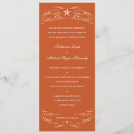 Texas Burnt Orange Lone Star Hochzeit Einladungen