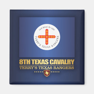 Texas Cavalry 8. Magnet