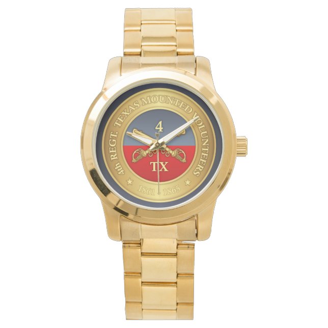 Texas Cavalry Armbanduhr (Vorderseite)