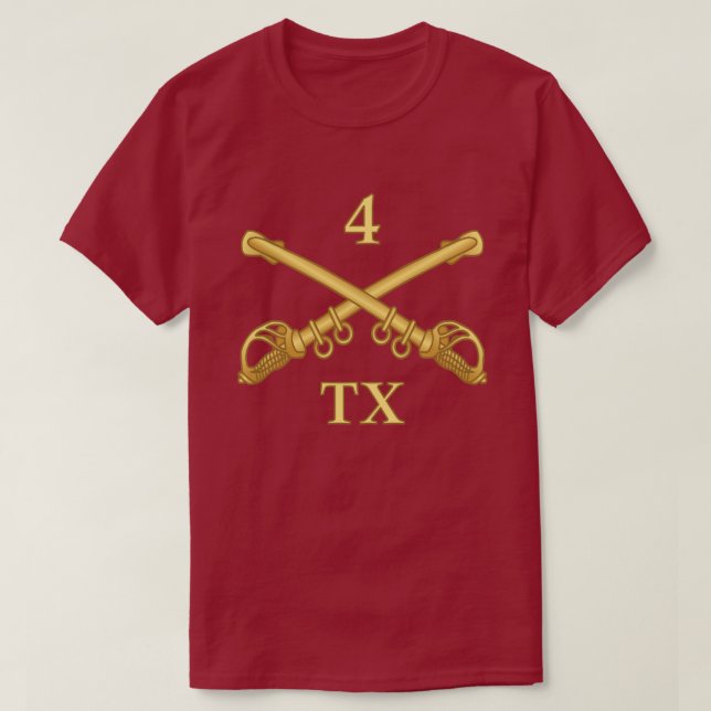 Texas Cavalry T-Shirt (Design vorne)