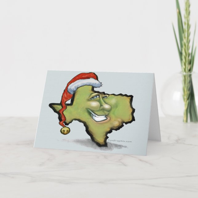 Texas Christmas Card Feiertagskarte (Vorderseite)