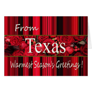 Texas Christmas Card, Staat spezifisch