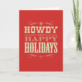 Texas Christmas Cards Feiertagskarte