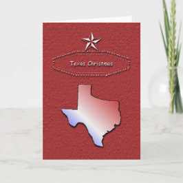 Texas Christmas Feiertagskarte