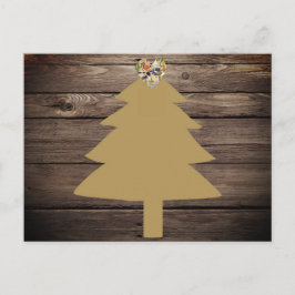 Texas Christmas Rustikale Postcard Feiertagspostkarte