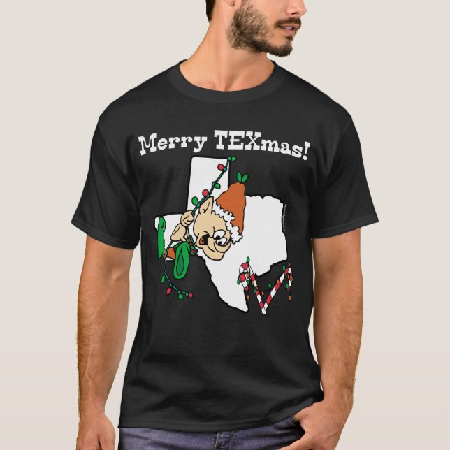 Texas Christmas T - Shirt (Vorderseite)