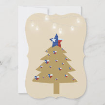 Texas Christmas Tree Card