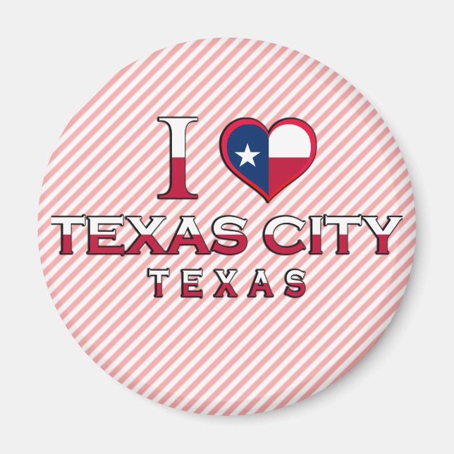 Texas City, Texas Magnet (Vorne)