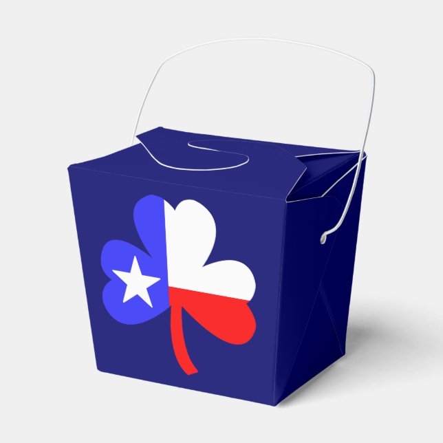 Texas Clover Favor Box Geschenkschachtel (Vorderseite)