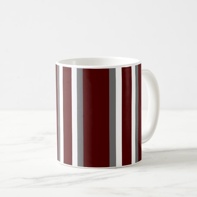 Texas College Station Polo Stripes Kaffeetasse (VorderseiteRechts)