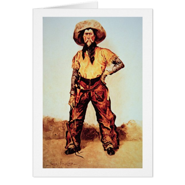 Texas-Cowboy, c.1890 (Öl auf Leinwand) (Vorne)