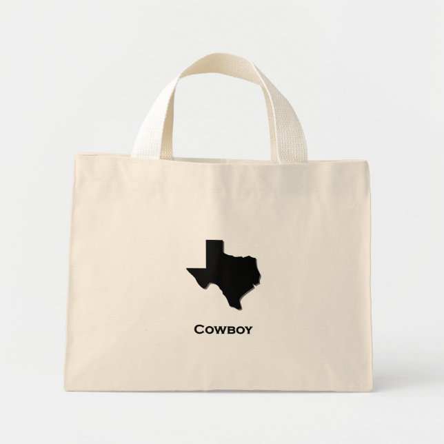 Texas Cowboy Mini Stoffbeutel (Vorne)