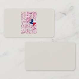 Texas Cowboy Pack Western Vibes Visitenkarte